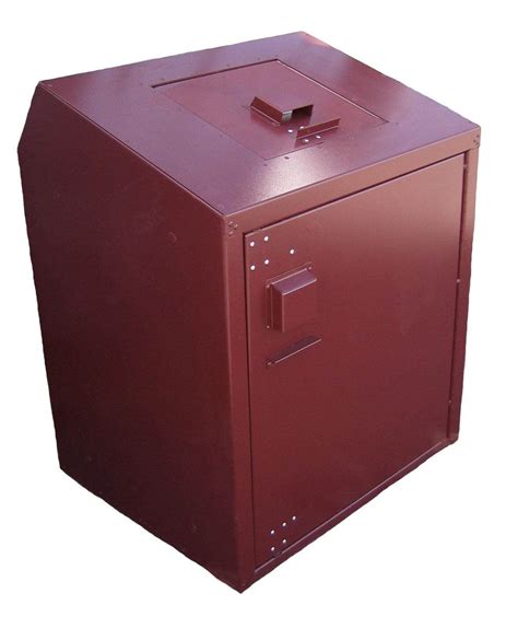 metal bear box|bear proof trash box.